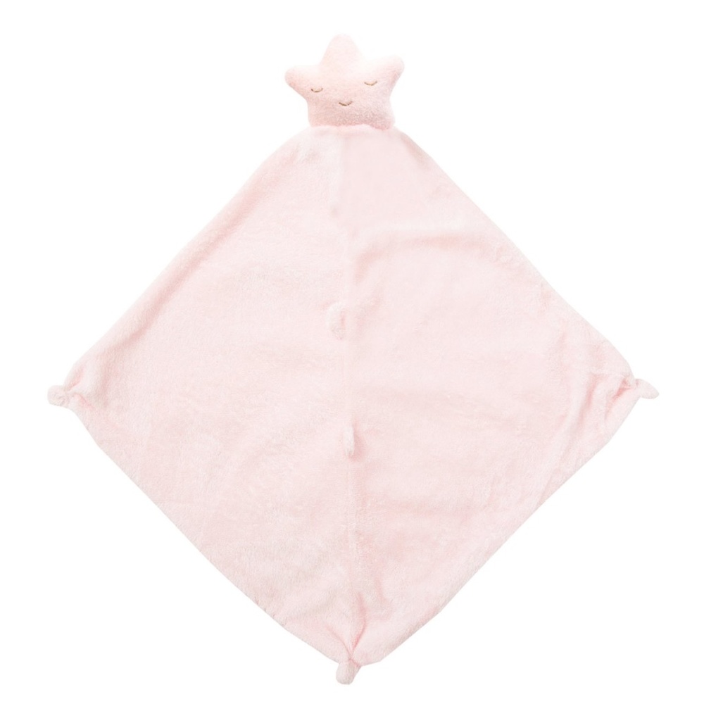 NWT: SET OF TWO Angel Dear Pink Star Blankies